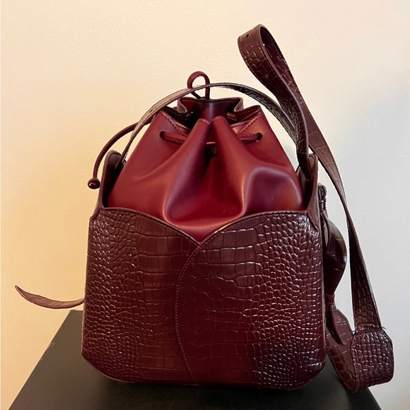 Senreve Fiore Bucket Bag, Currant - Picture 2 of 2